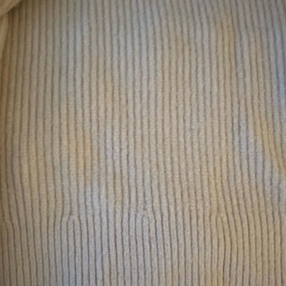 Zara Beige Ribbed Cardigan - Picture 5 of 7